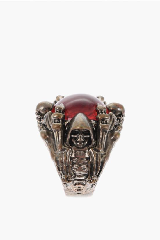  디스퀘어드2 반지 RIW0084134200014065 Rosso Argento - DSQUARED2