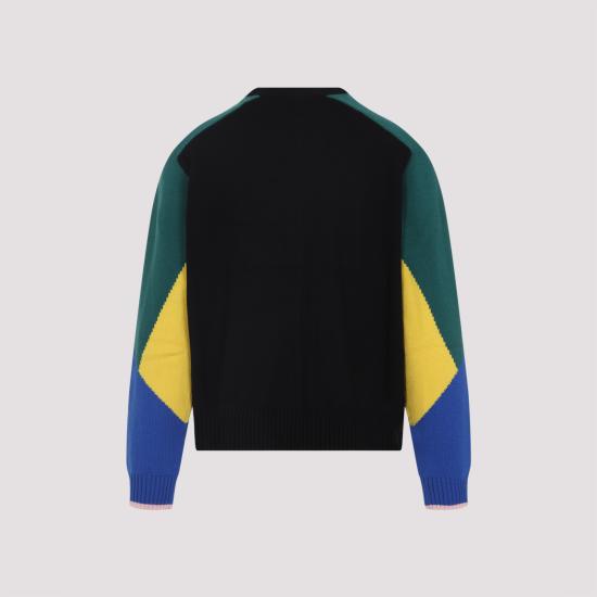 25FW 카사블랑카 스웨터 MPF25KW100801 CASABLANCA MONTAGNE - CASABLANCA