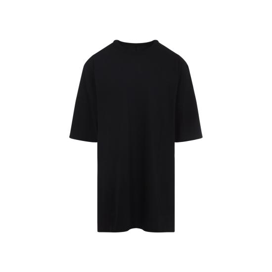 25FW 릭 오웬스 반팔 티셔츠 RU02E1274 JA 09 BLACK - RICK OWENS