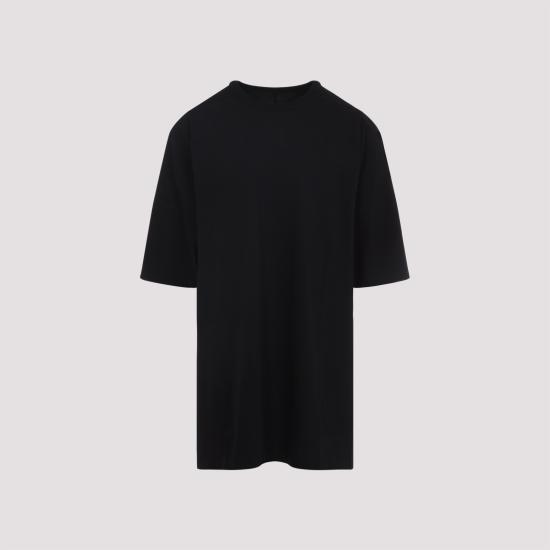 25FW 릭 오웬스 반팔 티셔츠 RU02E1274 JA 09 BLACK - RICK OWENS