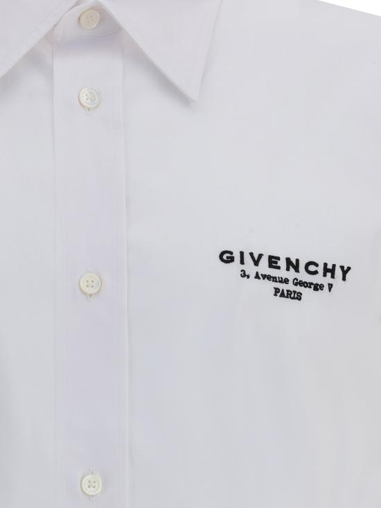 25FW 지방시 긴팔 셔츠 BM616M14M6 100 WHITE - GIVENCHY