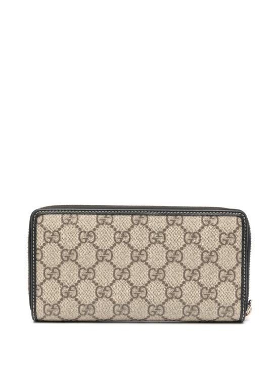  구찌 반지갑 819122FAD6L9741 BEIGE EBONY BLACK DOM - GUCCI