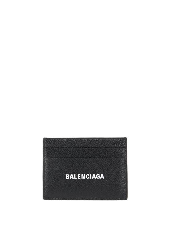 25FW 발렌시아가 캐쉬 카드 홀더  594309 1IZI3 1090 BLACK L WHITE