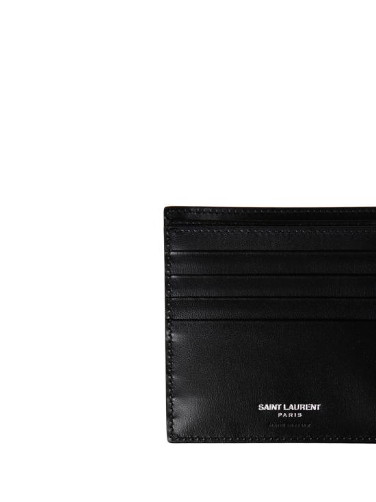 25FW 생로랑 타이니 모노그램 반지갑 607727 1JB0E 1000 NERO - SAINT LAURENT