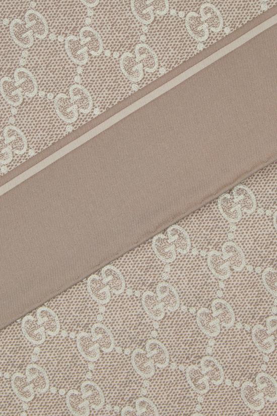 25FW 구찌 프린트 실크 까레 8122513G001 1900 Perla - GUCCI