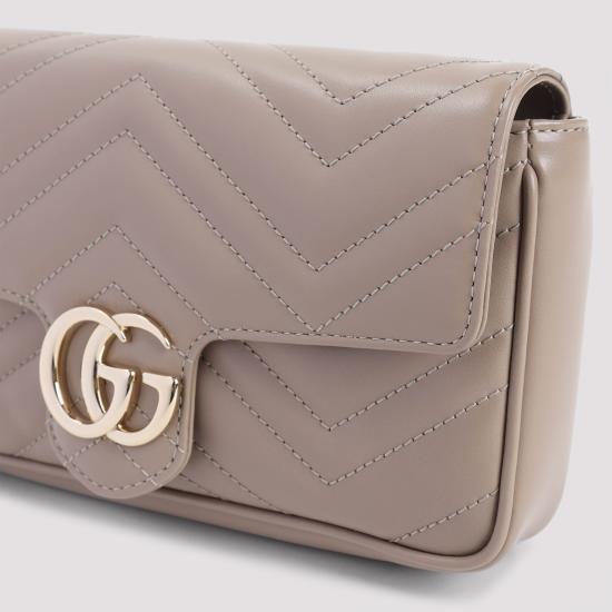 25FW 구찌 GG 마몽 스몰 숄더백 751526AAEKI1543 BEIGE DOM - GUCCI