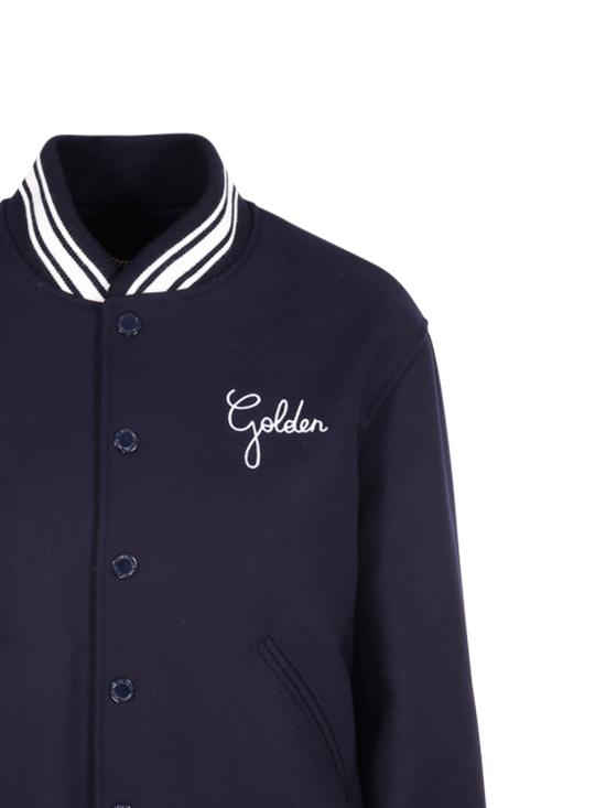 25FW 골든구스 봄버 자켓 GWP00832 P000618 50486 DARK BLUE - GOLDEN GOOSE