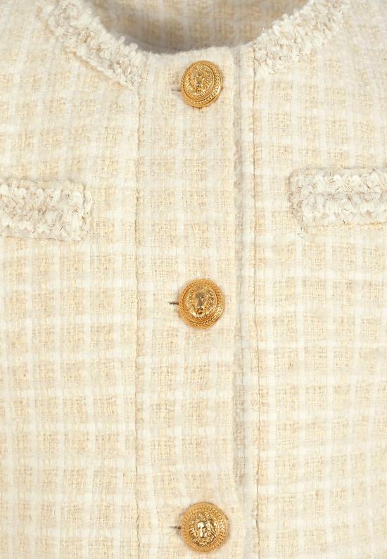 25FW [키즈] 발망 자켓 BX2A64 E0228 109AV BEIGE - BALMAIN