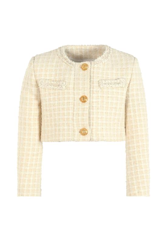 25FW [키즈] 발망 자켓 BX2A64 E0228 109AV BEIGE