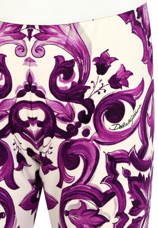 25FW [키즈] 돌체앤가바나 레깅스 L5JP5B HPGF4 IP3TN VIOLET - DOLCE & GABBANA