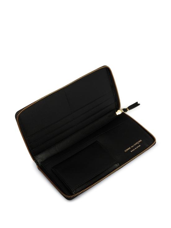 25FW 꼼데가르송 레더 지퍼 어라운드 코인포켓 SA0110 BLACK - COMME DES GARCONS