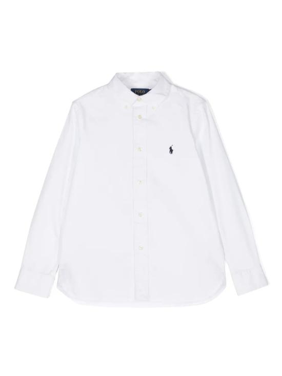 25FW [키즈] 랄프 로렌 셔츠 322819238 001 WHITE