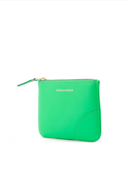 25FW 꼼데가르송 클래식 레더 라인 파우치 SA8100 GREEN - COMME DES GARCONS