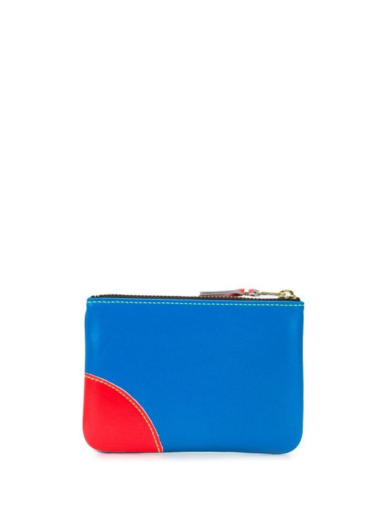 25FW 꼼데가르송 클래식 레더 라인 파우치 SA8100SF BLUE GREEN - COMME DES GARCONS