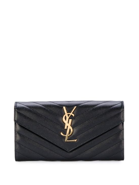 25FW 생로랑 지갑 372264 BOW01 1000 NERO