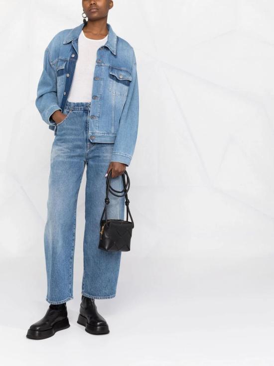 25FW 보테가베네타 크로스백 701915 VCQC2 8425 BLACK GOLD - BOTTEGA VENETA