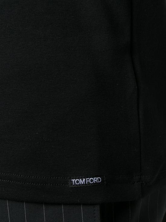 25FW 톰포드 코튼 크루넥 언더웨어 티셔츠 T4M081040 002 BLACK - TOMFORD