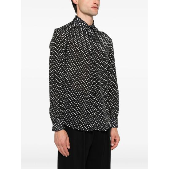 25SS 마짜렐리 긴팔 셔츠 POIS NERO BLACK - MAZZARELLI