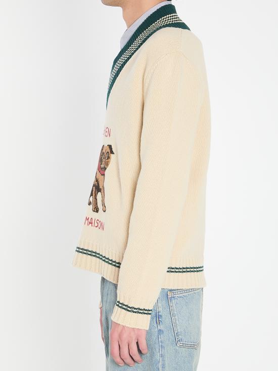 25FW 발렌티노 가라바니 스웨터 7V3KC35E WHITE - VALENTINO GARAVANI