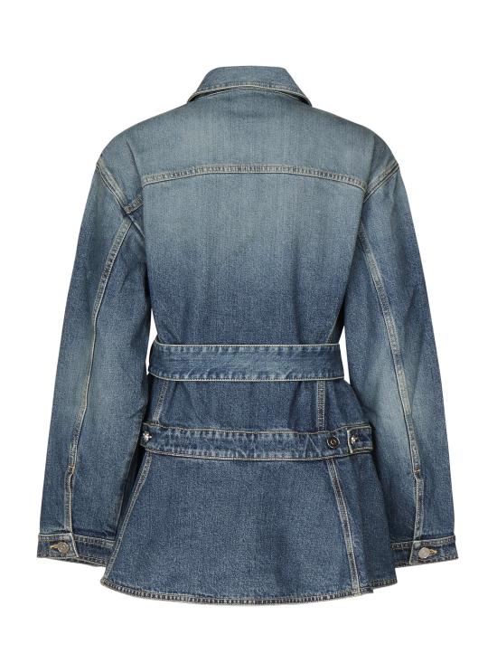 25FW 알라이아 자켓 AA9V0422T536A 525 BLUE VINTAGE - ALAIA