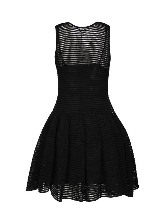 25FW 알라이아 미디 원피스 AA9R2534K008A 995 Black - ALAIA