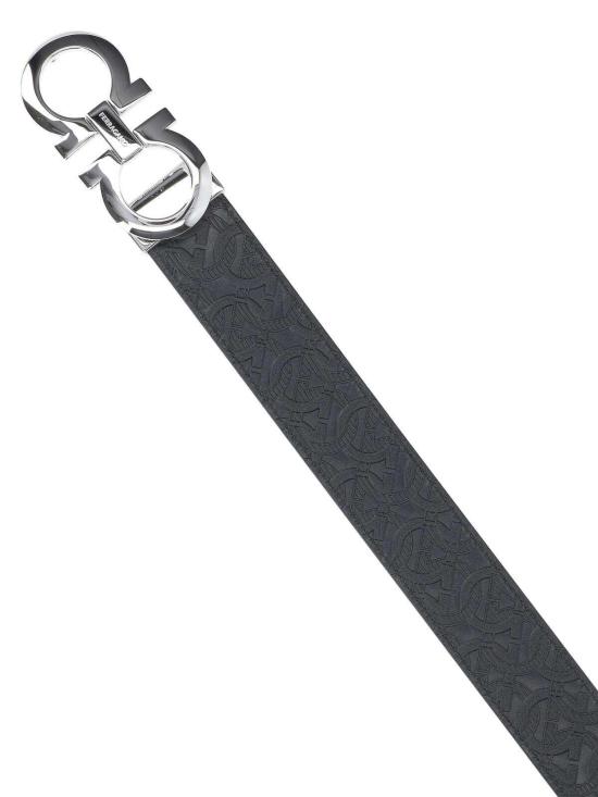 27SS 살바토레 페라가모 가죽 벨트 724127111 Black - SALVATORE FERRAGAMO