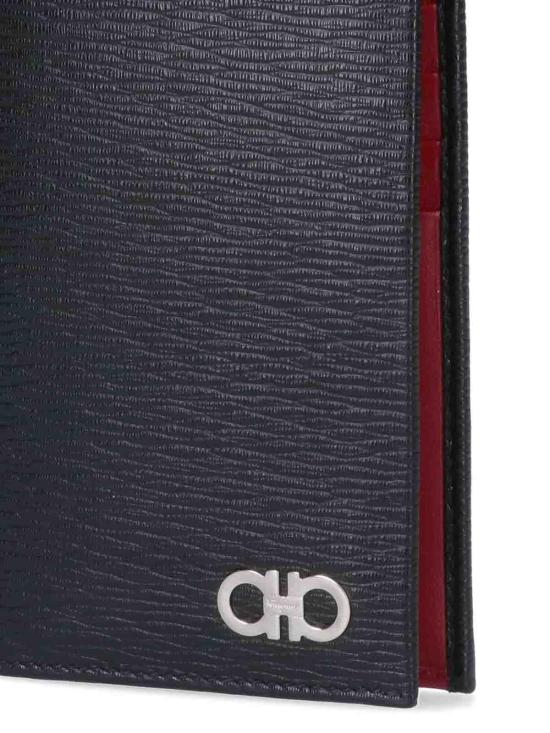 25FW 살바토레 페라가모 간치니 폴디드 장지갑 686018007 Black - SALVATORE FERRAGAMO
