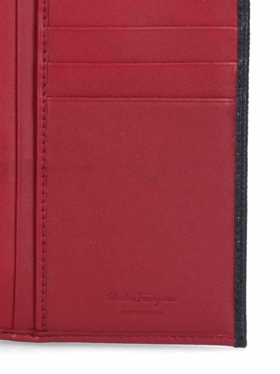 25FW 살바토레 페라가모 간치니 폴디드 장지갑 686018007 Black - SALVATORE FERRAGAMO
