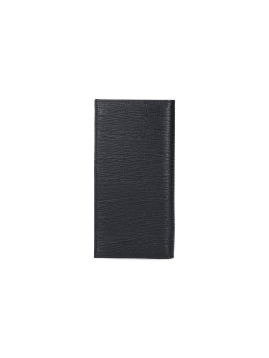 25FW 살바토레 페라가모 간치니 폴디드 장지갑 686018007 Black - SALVATORE FERRAGAMO