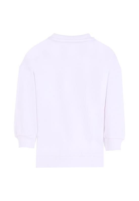 25FW [키즈] 발망 니트/스웻셔츠 BX4A70 Z3183 100MC WHITE - BALMAIN