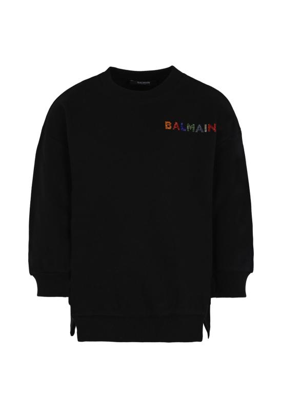 25FW [키즈] 발망 니트/스웻셔츠 BX4A70 Z3183 930MC BLACK