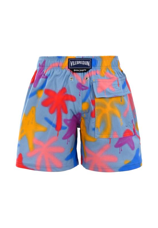 25FW [키즈] 팜앤젤스 수영복/비치웨어 PBFD001F25FAB0014084 LIGHT BLUE - PALM ANGELS