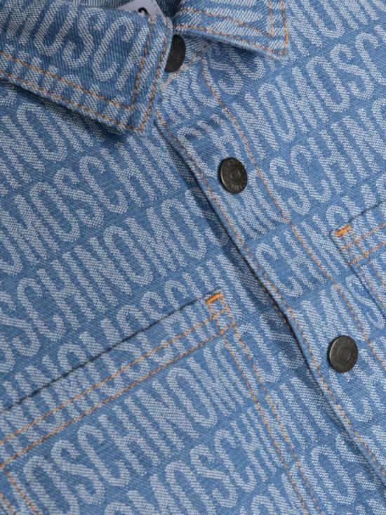  [키즈] 모스키노 셔츠 HUC014K L0E2786198 DENIM - MOSCHINO