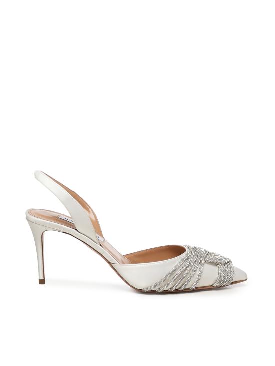 26SS 아쿠아주라 힐/펌프스 GASMIDL1 SATFFF WHITE