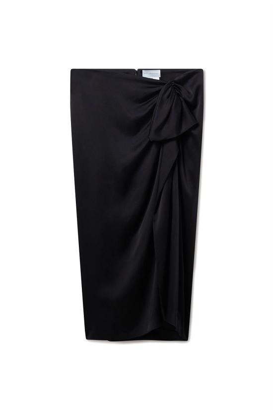 25FW 스텔라 맥카트니 미디 스커트 6301463FU302 1000 Black