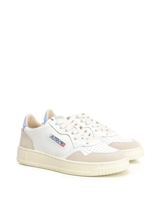 25FW 오트리 메달리스트 로우 레더 스니커즈 AULWLS04 White - AUTRY