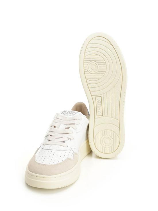 25FW 오트리 메달리스트 로우 레더 스니커즈 AULWLS04 White - AUTRY