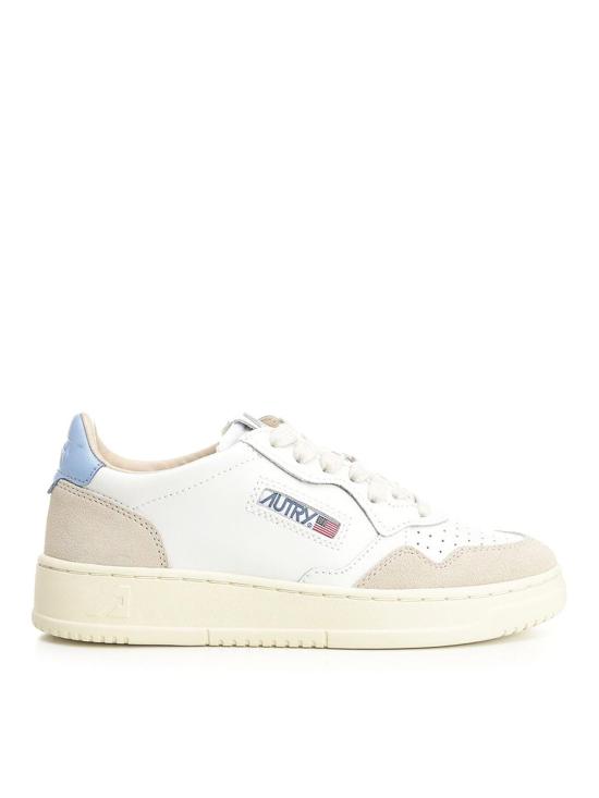 25FW 오트리 메달리스트 로우 레더 스니커즈 AULWLS04 White