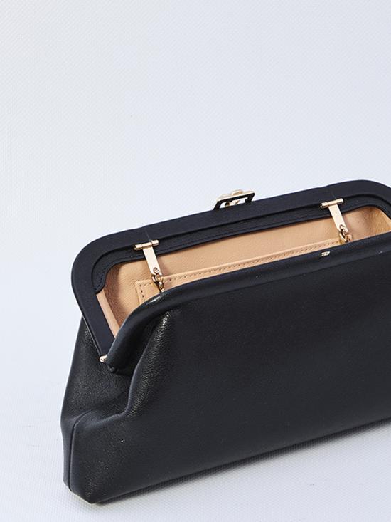 25FW 지미추 클러치/파우치 SKYLAR BLACK - JIMMY CHOO