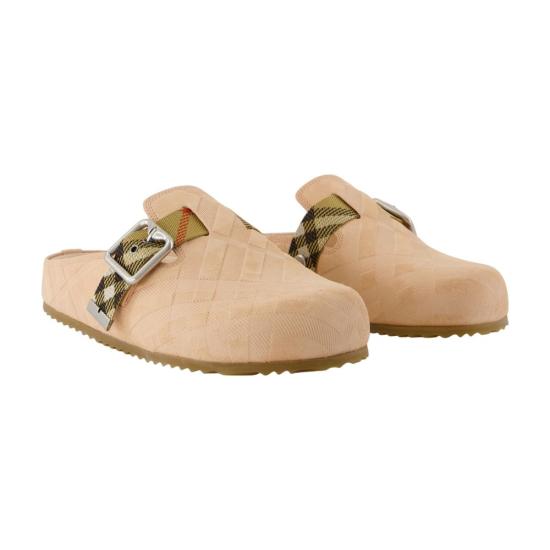 25FW 버버리 뮬/슬리퍼 8113392 C3101 pink - BURBERRY