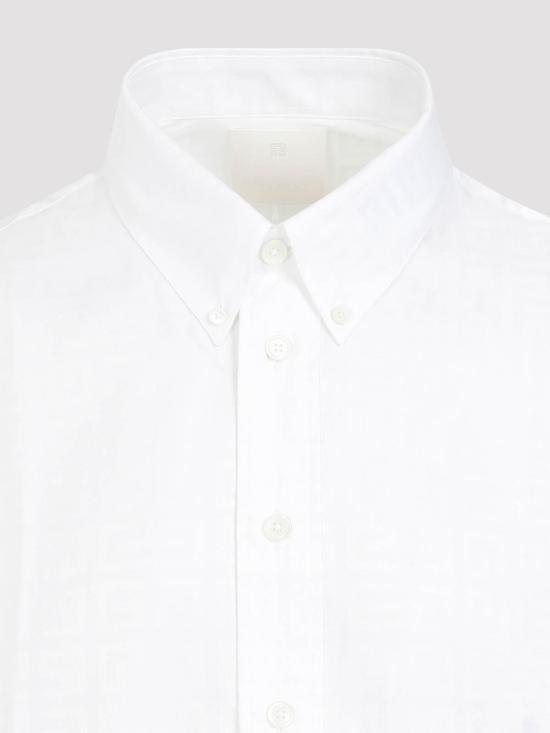  지방시 긴팔 셔츠 BM60ZH140C100 White - GIVENCHY