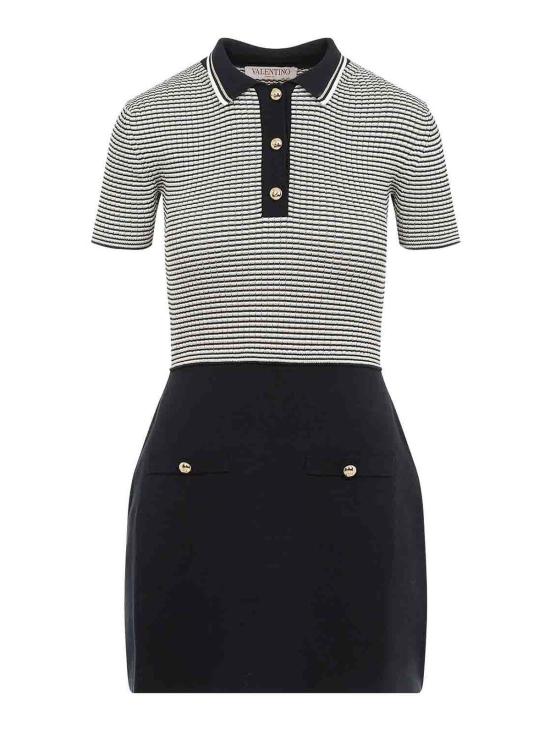 24FW 발렌티노 가라바니 미디 원피스 5B3KD12K8MK7CL Cream