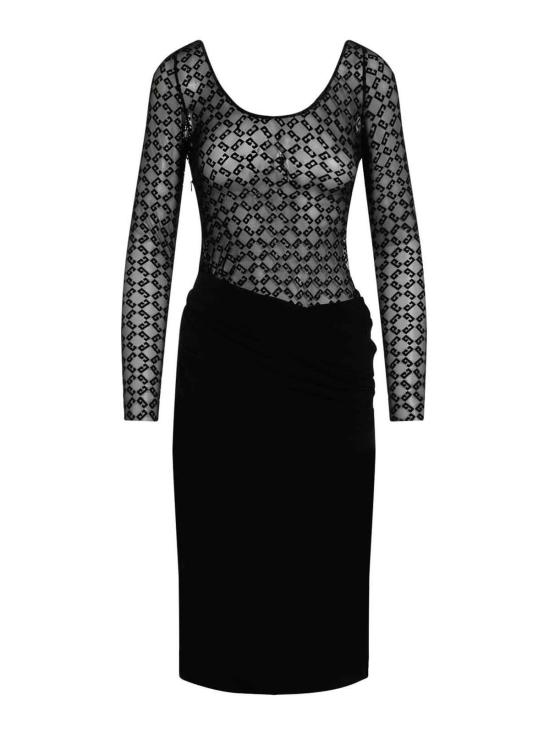  지방시 미디 스커트 BW229920GU001 Black