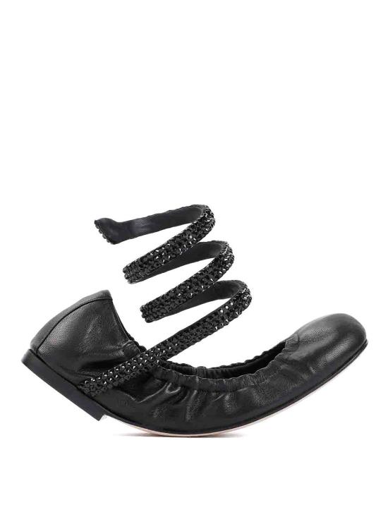  르네 카오빌라 플랫 슈즈 C12073010NA01V050BLACK Black