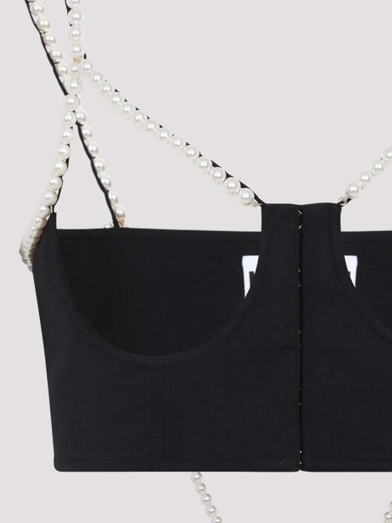  모스키노 민소매 티셔츠 251D080704313555 Black - MOSCHINO