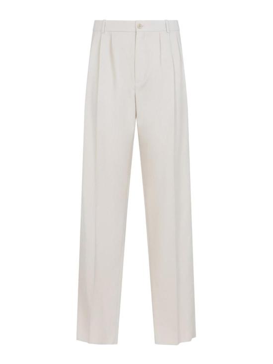 26FW 생로랑 스트레이트 팬츠 822149Y405W7171 White