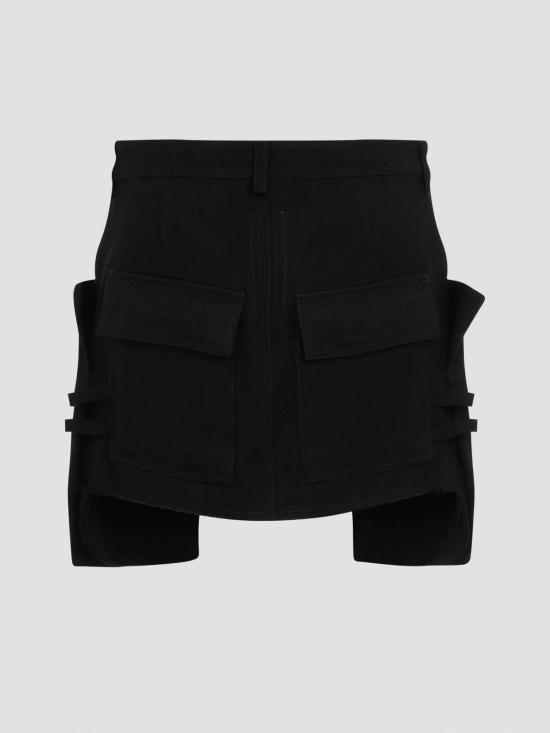 24FW 릭 오웬스 숏 스커트 RP02D3342WD09 Black - RICK OWENS