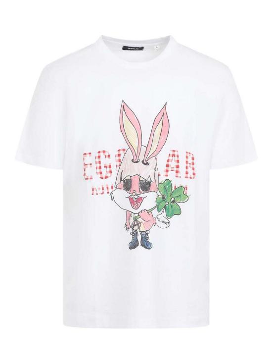  이곤랩 반팔 셔츠 AW24TE001AOFF White