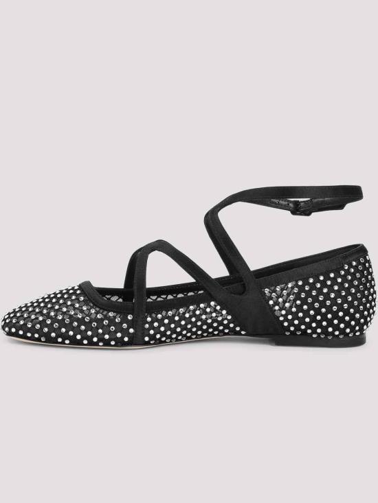 26SS 지미추 플랫 슈즈 ASTORIAFLATQHSBLACK Black - JIMMY CHOO