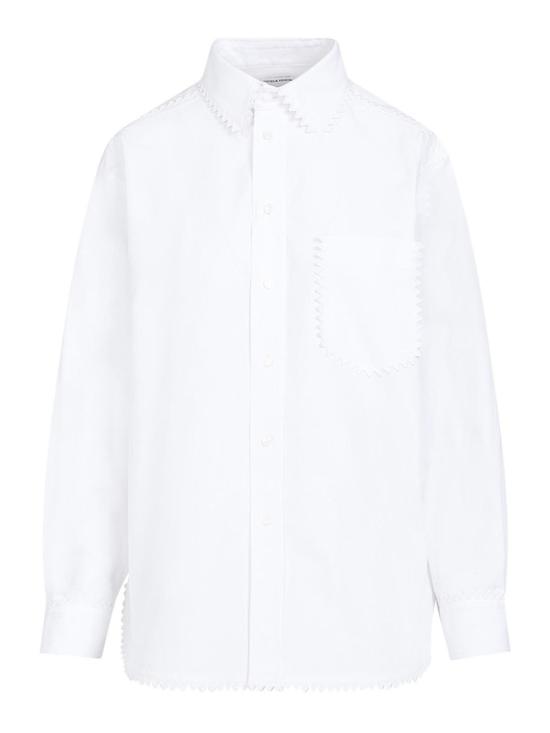  보테가베네타 셔츠 775230V2BL09000 White